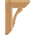 thumbnail image 3 of Ekena Millwork 6"W x 20"D x 28"H Merced Slat Rough Sawn Bracket, Western Red Cedar, 3 of 4