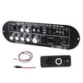 thumbnail image 2 of Bunblic Channel Power Amplifier Board Universal 10M Connection Bluetooth Audio Receiver Board for FM Radio AUX Mic TF Card Computers, 2 of 8