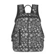 thumbnail image 1 of Fotbe simple white Snowflake Mochila Ligera para Hombres y Mujeres - Duradera y Resistente al Agua, Ideal para Escuela, Trabajo, Viajes y Uso Diario, 1 of 7