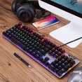 thumbnail image 4 of Combo de ratón y teclado con cable HXSJ L300 Teclado retroiluminado RGB N-key, 4 of 8