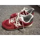 thumbnail image 1 of New Balance Men’s Size 9 Red White Suede Lifestyle Shoes, 1 of 5