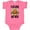 Hot Pink, variant on Inktastic Weightlifting Funny Future Lifter Boys or Girls Baby Bodysuit