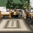 thumbnail image 5 of nuLOOM Gwyneth Braided Stripes Indoor/Outdoor Area Rug, 8' x 10', Oval, Gwyneth Beige, 5 of 6