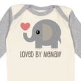 thumbnail image 4 of Inktastic Loved by Memaw Grandchild Boys or Girls Long Sleeve Baby Bodysuit, 4 of 5