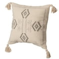 thumbnail image 2 of 16" Handwoven Cotton Throw Pillow Cover with Tribal Aztec Design and Tassel Corners, 2 of 6