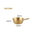 thumbnail image 6 of KEUSN Kimchi Instant Ramen Ramyun Noodle Hot Pot Makgeolli Bowls Stainless Steel Korean Traditional Bowls, 6 of 8