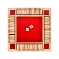 thumbnail image 1 of Shut The Box Dice Board Game Wooden Flaps & Dices Game 4 Players Pub Bar Party Supplies Family Entertainment For Kids & Adults, 1 of 5