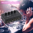 thumbnail image 4 of Joernso MA400 US/UK/EU/AU Plug Headphone Amplifier 4 Channels Mini Stereo Audio Earphone Amplifier with Power Adapter for Studio, 4 of 8