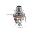 thumbnail image 2 of BESTYASH 8Ud Accesorios De Hardware Para Guitarra Bajo Jack Mono De, 2 of 6