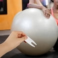 thumbnail image 2 of Raindrops 1 Set Fitness Sport Yoga Ball Inflatable Bed Pool Air Stopper Plug Pin Exercise Ball Replacement Kit Sport Ball Plug, 2 of 8
