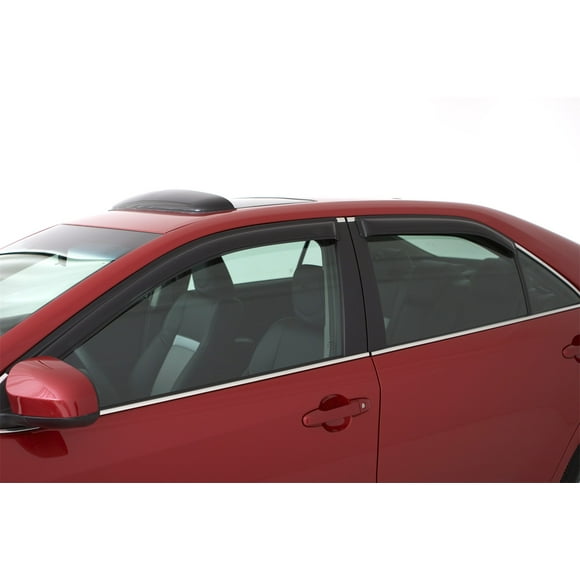 Convient 2000-2004 Toyota Avalon Auto Ventshade Rainguard 94801 Ventvisor; Design Aérodynamique; Tape-On; Fumée; Acrylique; Ensemble de 4