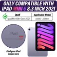 thumbnail image 2 of Deokke Compatible Con Ipad Mini 7 (A17 Pro) 2024 Ipad Mini 6 Funda De 8,3 Pulgadas 2021 Ipad Mini 7ª/6ª Generación Funda Con Portalápices Funda Trasera De Tpu Suave Funda De Encendido/Apagado Automáti, 2 of 5