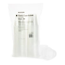 McKesson Disposable Plastic Cups for Cold Beverages, Clear - 5 fl oz, 100 Ct