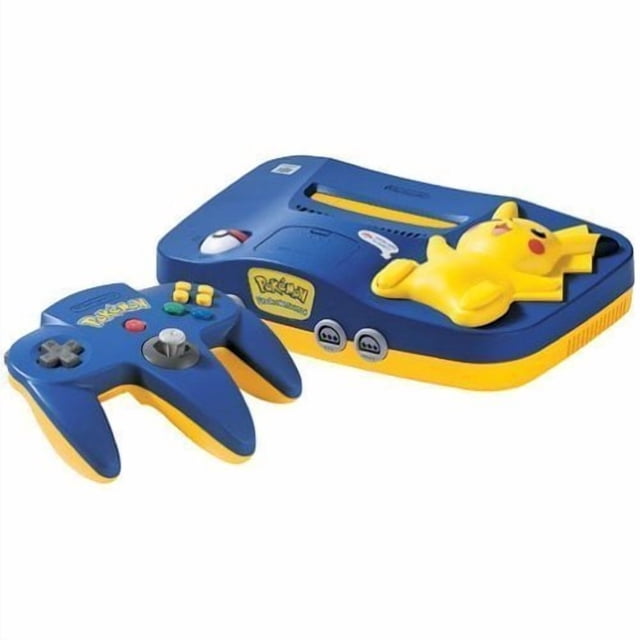 Remis à Neuf (Excellent) - Nintendo 64 N64 Pokemon Pikachu Console