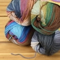 thumbnail image 3 of JubileeYarn Zoned Out Yarn - 100g/Skein DK Cotton - Shades of Brown - 4 Skeins, 3 of 6