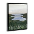 thumbnail image 3 of Stupell Industries Peaceful Greenery by Lake Landscape & Nature Painting Black Floater Framed Canvas Art Print Wall Art, 25 x 31, 3 of 9