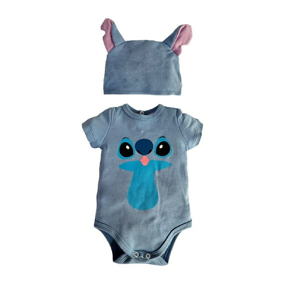 Pañalero estampado con gorro Disney Stitch