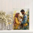 thumbnail image 2 of Qisvanset 12x16 Inch Watercolor Nativity Canvas Wall Art, Jesus Birth Scene Christmas Religious Home Decor, 2 of 8