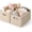Butter Milk, variant on GRANNY SAYS Wicker Storage Baskets, Waterproof Hand Woven Rectangle Basket for Shelves Organizing, Storage Basket for Pantry, Closet, Brown, 2 Pack.