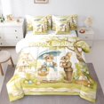 thumbnail image 1 of Erosebridal Happy Easter Bedding Sets Twin Size,Rabbit Eggs Comforter Sets with Sheets,Animal Bedroom Decor,Reversible,7pcs, 1 of 5