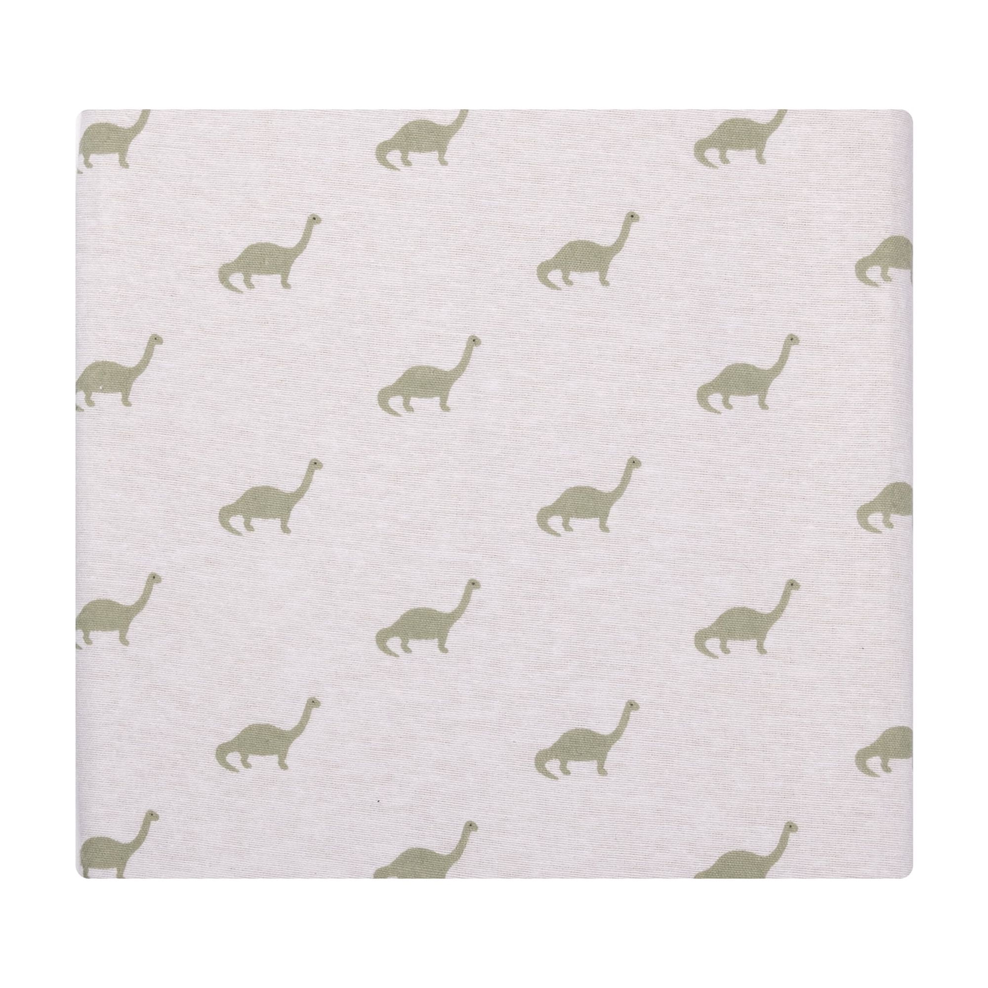 Hudson Baby Cotton Flannel Receiving Blankets 7-Pack Bundle, Multi Color Dino , One Size