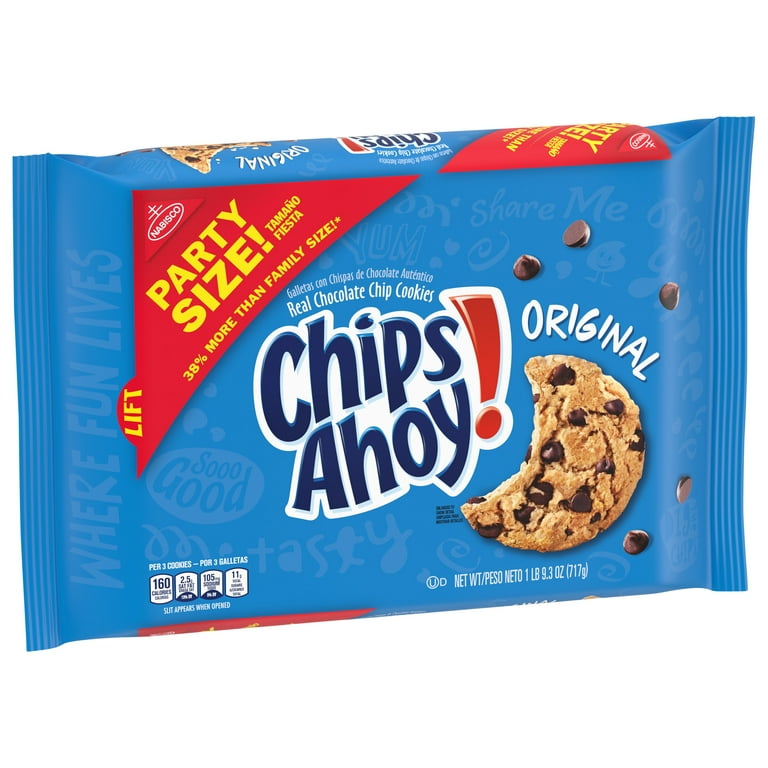 6 pack) CHIPS AHOY! Original Chocolate Chip Cookies, Party Size