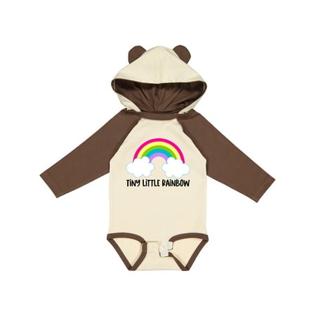 

Inktastic Baby Tiny Little Rainbow Gift Baby Boy or Baby Girl Long Sleeve Bodysuit