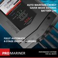 thumbnail image 3 of Cargador de baterías ProMariner ProMar 1 DS, 10 amperios, 2 bancos, 12/24 V, 3 of 6