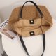 thumbnail image 4 of Bolso de mano grande tejido de paja para mujer, bolso de hombro tejido a mano para playa, bolso de mano de paja con borlas, 4 of 6