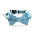 thumbnail image 4 of Cat Soft Velvet With Bow Tie Bell Breakaway Boy Girl Basic Pure Colors Male Female, 4 of 9