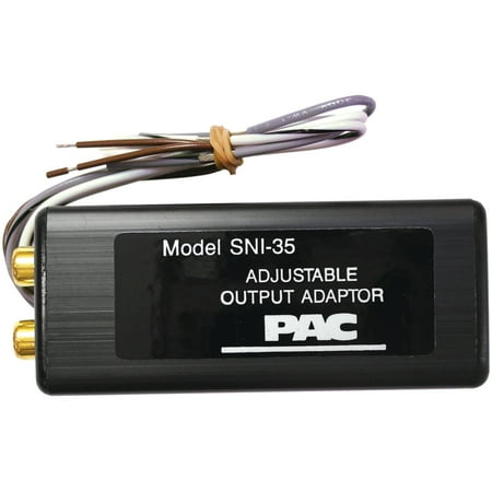 PAC SNI-35 Adjustable 2-Channel Line Out (Best Line Output Converter Car Audio)