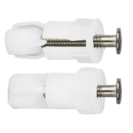 

2X Toilet Lid Fixing Bolt Stainless Steel Nylon Expansion Screw Nut Accessories