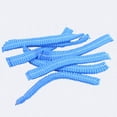 thumbnail image 3 of FELTECHELECTR 100 unidades de cofias desechables para el cabello, no tejidas, para uso médico, para hornear, maquillaje (azul), 3 of 6