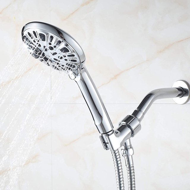 Cabezal de ducha de refuerzo 9 modos de rociado Cabezal de ducha de masaje de agua Accesorios de baño Wdftyju Libre de BPA