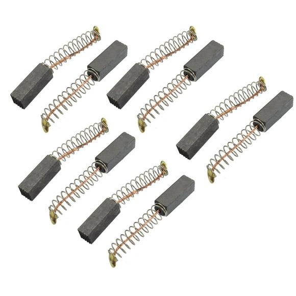 Reemplazo de motor eléctrico 43/64" x 3/13" x 3/13" cepillos de carbono 10 piezas