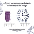 thumbnail image 4 of Correa Para Reloj Festina Original Piel Morado F16224/6, 4 of 4