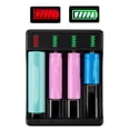 thumbnail image 4 of USB Battery Charger with LED Indicator for 7V/2V 18650 14500 4 Slot, 4 of 8