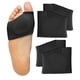 thumbnail image 1 of Almohadillas metatarsianas Dinheiro – Cojines para aliviar el dolor de la bola del pie – 4 fundas de tela con inserciones de gel (negro), 1 of 6