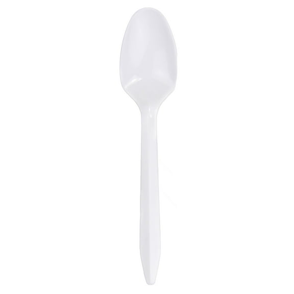 McKesson Plastic Teaspoons, Disposable Cutlery, 5 1/2 in, 1000 Ct
