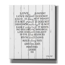Epic Graffiti 'Love is Patient II' by Cindy Jacobs, Canvas Wall Art, 26"x30"