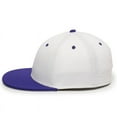 thumbnail image 5 of OC Sports TGS1930X Proflex Bamboo Charcoal Flat Visor Cap - Wh Purple Purple, 5 of 8