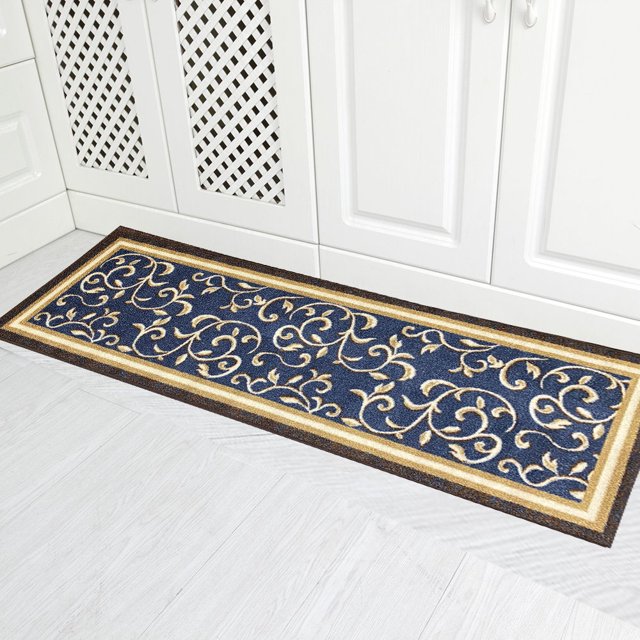 Kitchen Rug Non-Skid | Runner Mat Non-Slip | Rug for Kitchen Floor with Rubber Backing | Floor Mat | Low Profile (20" x 59")