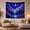 Mountain Moonfall, variant on Magenta Moon Above a Cosmic Waterfall, Dreamy Fantasy for Space Lovers, Galaxy Landscape Wall Art, Housewarming Gift, Tapestry Wall Hanging for Bedroom, Living Room and Gaming Room