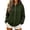 Green, variant on Feancey Zipper Sweatshirts for Women Oversized Zip Up Hoodies Drawstring Long Sleeve Loose Fit Hooded Jackets Fall Lightweight Athletic Jacket with Pockets Black L