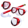 thumbnail image 5 of Kids Snorkel Set, Anti-Fog Snorkeling Mask with Nose Covers for Youth Junior Child, Boys & Girls Age 5-12, Semi-Dry Diving Scuba Swimming Goggles Gear Packages, 5 of 5