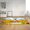 thumbnail image 2 of Vintage Whippet Says Hello Mother's Day Summer Sunflower Field Indoor Rug Dog Lover Carpet Living Bed Room Sofa Home Decor - 12005, 2 of 5