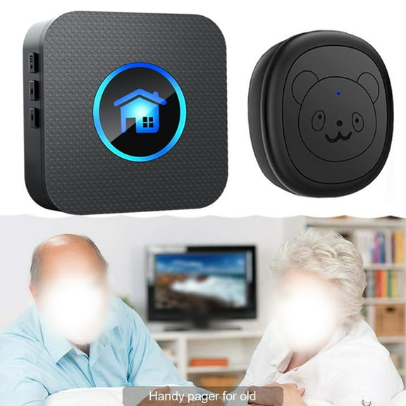 Goodhd Smart Dog Door Bell Wireless Doorbell For Potty Training Dog Bells To Go Outside-1 Receiver  1 Button