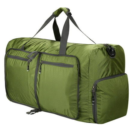 80L Camping Duffel Bag Large Size,Packable Travel Duffle Bags for Men and Women,Waterproof Lightweight Foldable Gym Bag (Best Lightweight Gym Bag)