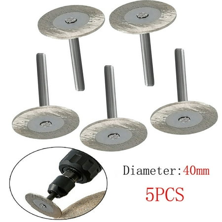 

5PCS 6mm Shank Circular Saw Blade Wood Metal Stone Cutting Discs With Mandrel