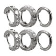 thumbnail image 4 of a refined and engaging product description based on your input:\n\n \n\n**3 Pairs Hoop Earrings Set for Women – Lightweight & Comfortable Jewelry with, 4 of 4